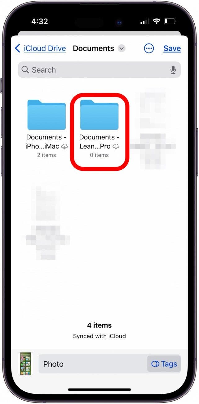 choose where you want to save pdf on iphone