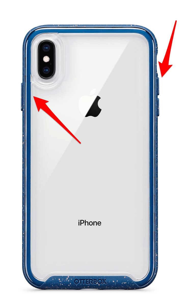 how to screenshot on iphone x and later